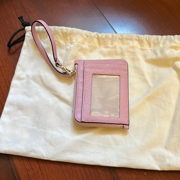 Kate Spade Pink Leather Wristlet - Picture 1 of 4
